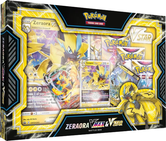 Pokemon TCG: Deoxys/Zeraora VMAX & VSTAR Battle Box - Assorted