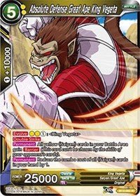 Absolute Defense Great Ape King Vegeta - BT3-092 - Card Masters
