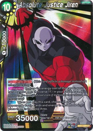 Absolute Justice Jiren - TB1-081 - Super Rare - Card Masters