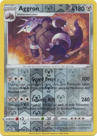 Aggron - 111/198 - Rare - Card Masters