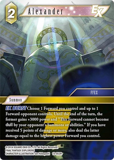 Alexander EX 13- - Card Masters