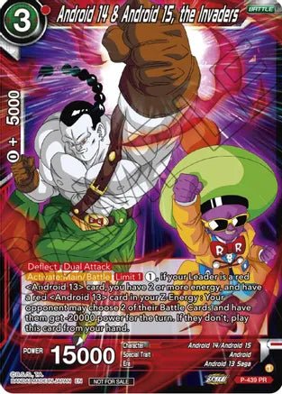 Android 14 & Android 15, the Invaders - P-439 - Card Masters