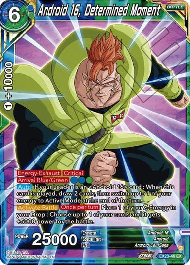 Android 16, Determined Moment - EX23-47 - Card Masters