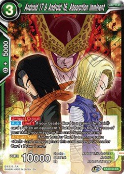Android 17 & Android 18, Absorption Imminent (SILVER FOIL) - EX20-04 - Ultimate Deck 2022 - Card Masters