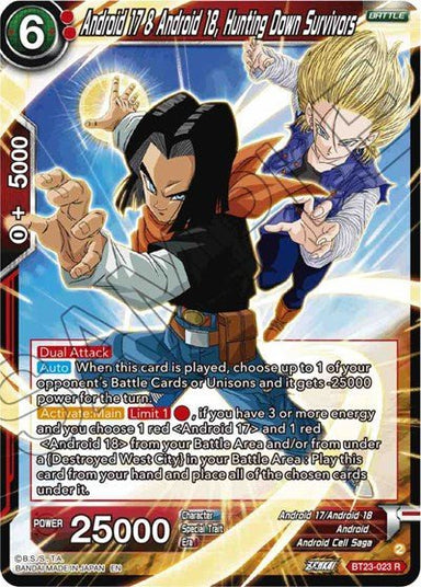 Android 17 & Android 18, Hunting Down Survivors BT23-023 - Card Masters