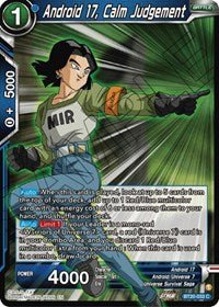 Android 17 Calm Judgement BT20-033 - Card Masters