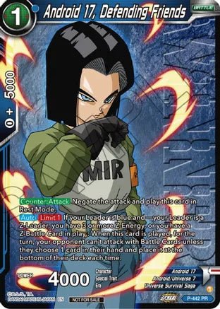 Android 17, Defending Friends (Winner) - P-442 - Card Masters