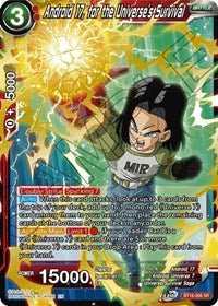 Android 17, for the Universe's Survival - BT16-008 SR - Card Masters