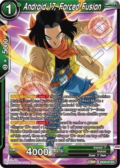 Android 17, Forced Fusion - EX23-27 - Card Masters