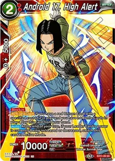 Android 17, High Alert - EX11-05 - Card Masters