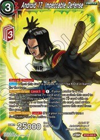 Android 17 Impeccable Defense BT20-005 - Card Masters