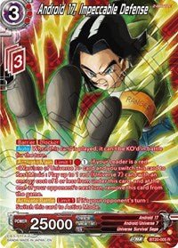 Android 17 Impeccable Defense Silver Foil - Card Masters