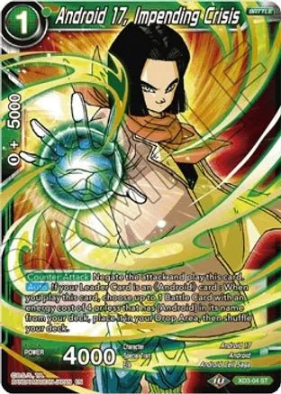 Android 17, Impending Crisis XD3-04 - Original Print - Card Masters
