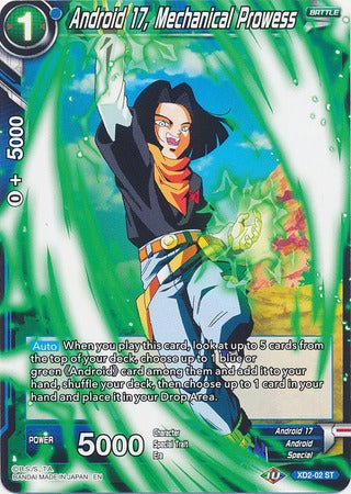 Android 17, Mechanical Prowess - XD2-02 - Card Masters