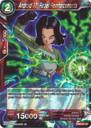 Android 17, Rebel Reinforcements - DB2-005 - Rare - Card Masters