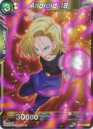 Android 18 - BT13-110 - Card Masters
