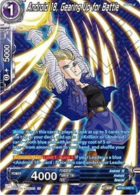 Android 18 Gearing Up for Battle Silver Foil - Card Masters
