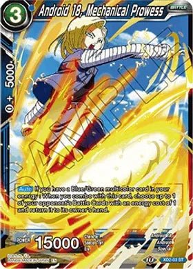 Android 18, Mechanical Prowess XD2-03 - Card Masters
