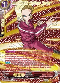 Android 18 Selfless Savior Gold Stamped - Card Masters