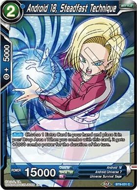 Android 18, Steadfast Technique - BT9-031 - Card Masters
