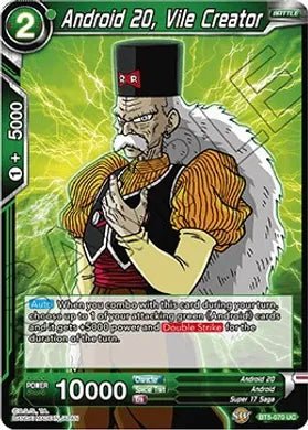 Android 20, Vile Creator BT5-070 - Card Masters