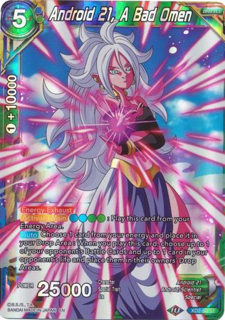 Android 21, A Bad Omen - XD2-08 - Card Masters