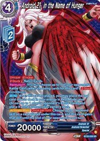 Android 21 in the Name of Hunger Silver Foil - Card Masters