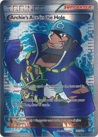 Archie's Ace in the Hole - 157/160 - Full Art Ultra Rare - Card Masters