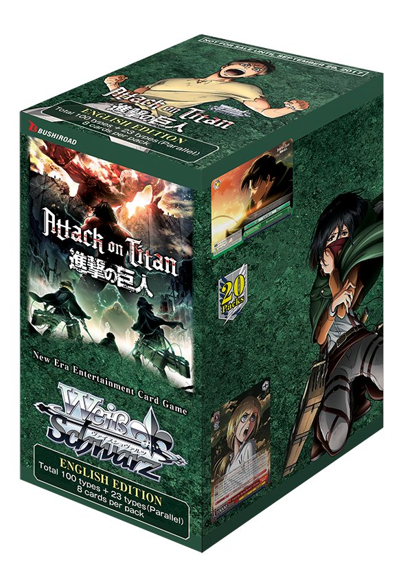 Attack on Titan Vol.2 Booster Box — Card Masters