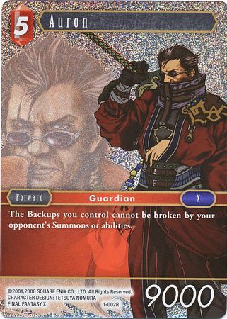 Auron - 1-002R - Rare (Wave 1) - Card Masters