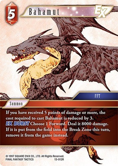 Bahamut EX 13- - Card Masters