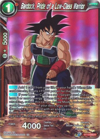 Bardock, Pride of a Low-Class Warrior - BT13-005 - Rare - Card Masters