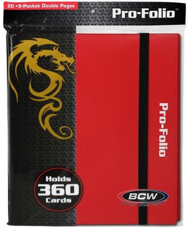 BCW Pro Folio Binder 9 Pocket - Card Masters