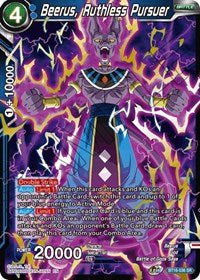 Beerus, Ruthless Pursuer - BT16-036 SR - Card Masters