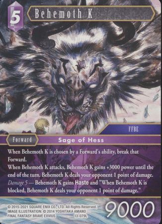 Behemoth K - 13-079L - Legend - Card Masters