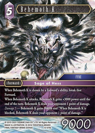 Behemoth K 13- - Card Masters