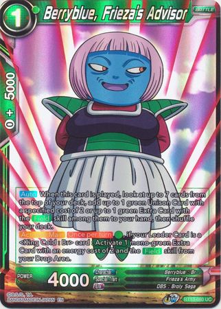 Berryblue, Frieza's Advisor - BT13-080 - Uncommon - Card Masters