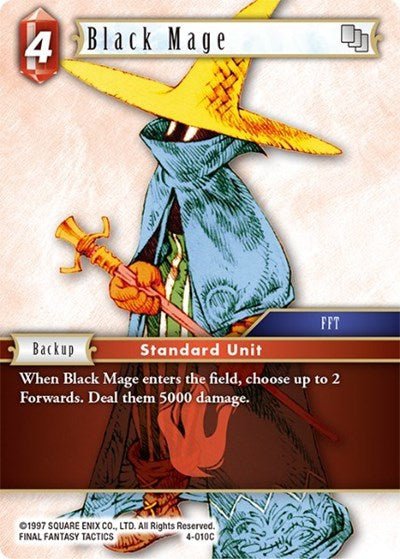 Black Mage 4-010C - Card Masters