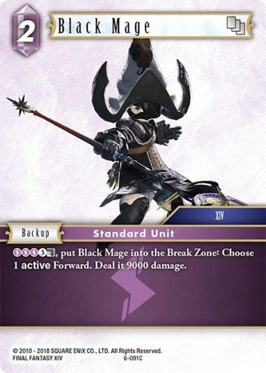 Black Mage 6-091C - Card Masters