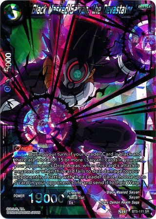 Black Masked Saiyan, the Devastator - BT5-111 - Super Rare - Card Masters