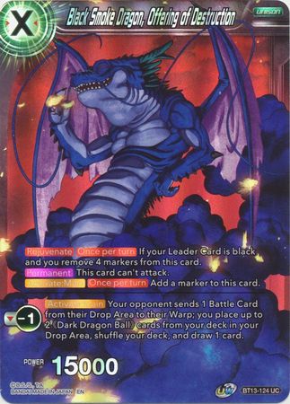 Black Smoke Dragon, Offering of Destruction - BT13-124 - Uncommon - Card Masters