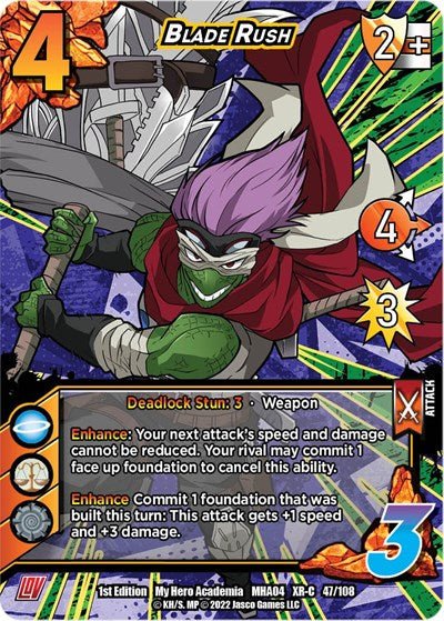 Blade Rush (XR) - MHA04 - Card Masters