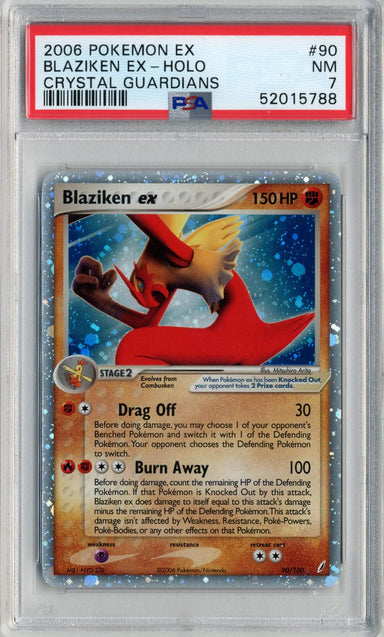 Blaziken EX Crystal Guardians PSA 7 - Card Masters