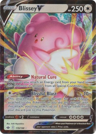 Blissey V - 119/198 - Ultra Rare - Card Masters