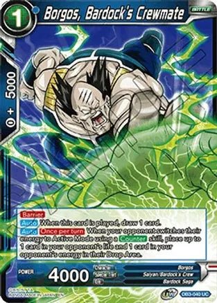 Borgos, Bardock's Crewmate - DB3-040 - Card Masters