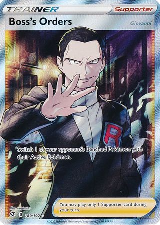 Boss's Orders - 189/192 - Full Art Ultra Rare - Card Masters