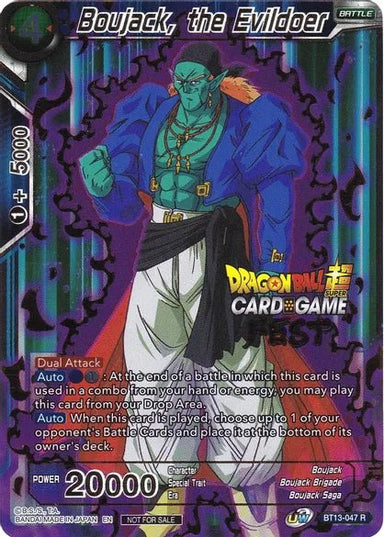 Boujack, the Evildoer (Card Game Fest 2022) - BT13-047 R - Card Masters