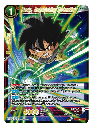 Broly, Astonishing Potential P-248 ALT - Card Masters