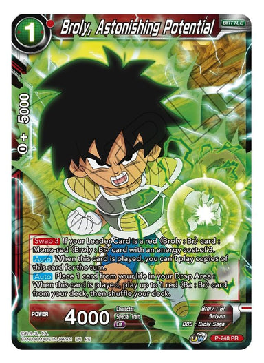 Broly, Astonishing Potential P-248 RE - Card Masters