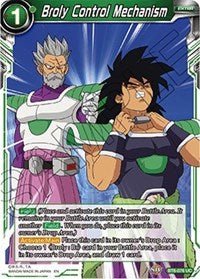 Broly Control Mechanism - BT6-076 - Card Masters